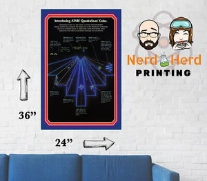 Tempest Flyer Arcade Wandposter mehrere Größen 11x17-24x36 - Bild 1 von 2