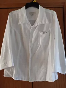 Camicia donna Christopher & Bank bianca a quadri con bottoni taglia PXL - Foto 1 di 3