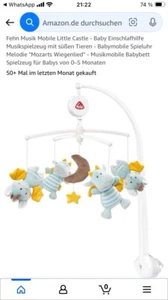Fehn Mobile Spieluhr Baby Einschlafhilfe - Bild 1 von 5