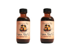 Sunny Isle Jamaican Black Castor Oil Organic Argan Nut Oil 2oz Medicinal 2 Packs