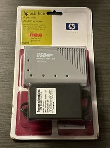 RCA HP USB Hub 4 Port with AC/DC Adapter New Old Stock HP Invent - Picture 1 of 2