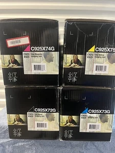 Lexmark C925 Imaging Unit Full Set C925X73G C925X72G C925X74G C925X75G OEM - Picture 1 of 4