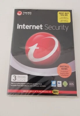 Trend Micro -Internet Security      (Windows 8/Mac/And/iOS, 3 Devices Protected) - Image 1 of 2