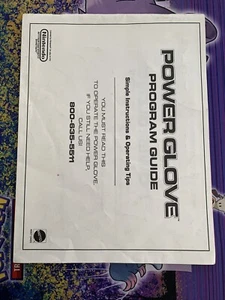 Guía del programa de guantes eléctricos de Nintendo 1989 instrucciones simples y consejos de funcionamiento - Imagen 1 de 3
