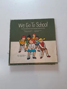 Vintage Wir gehen zur Schule Lernerlebnis-Set Kunstprojekt Karten Basteln Upcycle - Bild 1 von 13