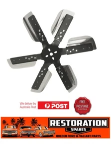 DERALE 17inch FLEX FAN HEAVY DUTY STAINLESS STEEL BLACK HUB see listing - Picture 1 of 3
