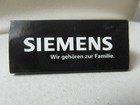 dreieckige Streichholzschachten, Siemens wir gehören zur Familie, sehr gut erhal