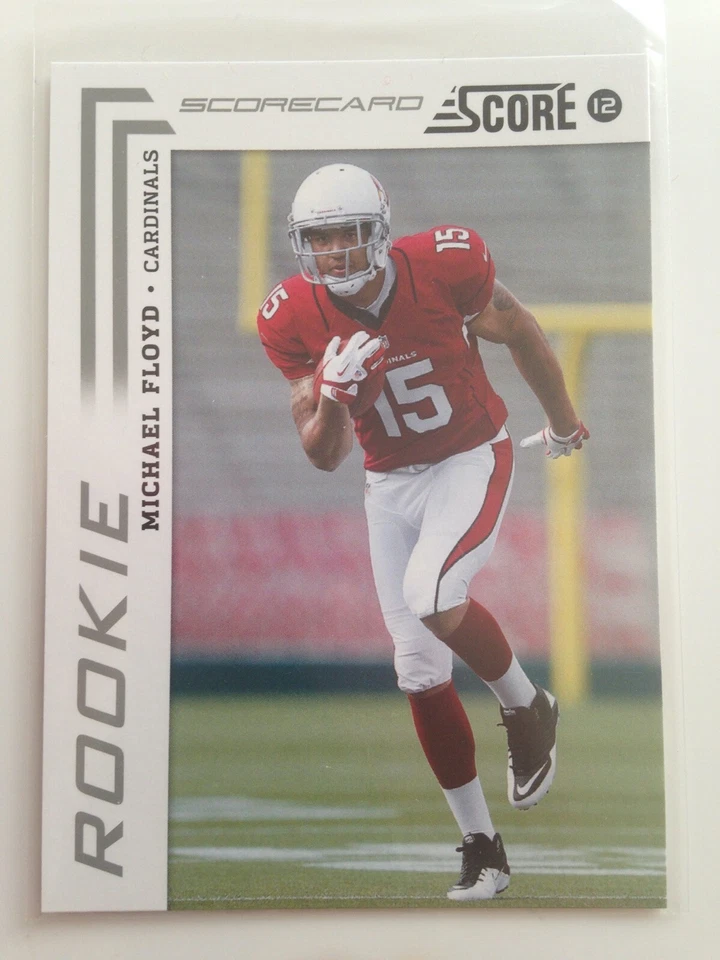 2012 Score Scorecard Parallel Michael Floyd Cardinals Rookie #356 Low Shipping - Image 1 of 1