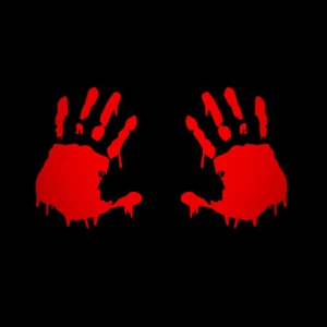 Calcomanía con impresión de manos zombie pegatina para autocaravana 4x4 cámper ventana furgoneta - Imagen 1 de 2
