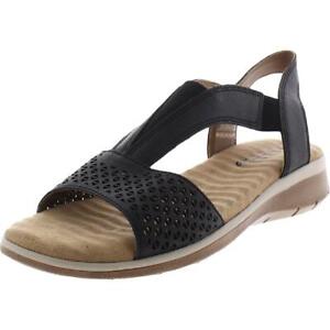 Easy Street Womens Marley Leather Comfort Insole Strap Sandals Shoes BHFO 5399