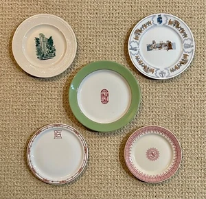 Lot of Five (5) Vintage Hotel/Restaurant Dinner Plates ~ Shenango Lamberton More - Picture 1 of 15