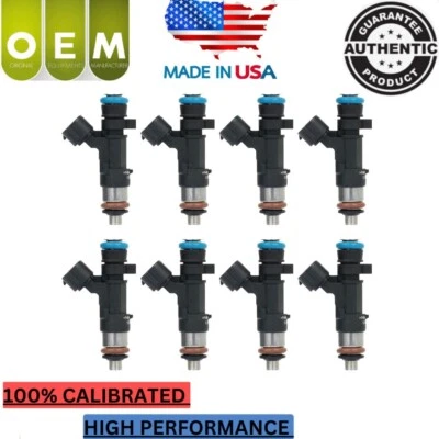 8x inyectores de combustible Bosch OEM 04-17 Nissan Armada Titan NV2500 5,6 L 0280158007 Foto 1 de 4