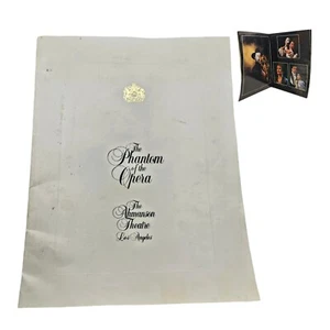 The Phantom of the Opera The Ahmanson Theatre Los Angeles Premiere 1989 Brochure - Picture 1 of 10