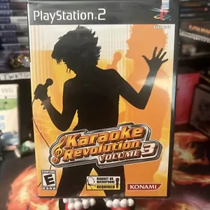 Karaoke Revolution Volume 3 (Sony PlayStation 2, 2004) New Sealed Rare Find Free - Picture 1 of 4