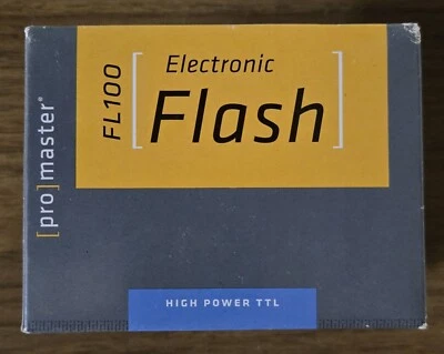 Promaster FL100 High Power TTL Electronic Flash for Sony New - Image 1 of 3