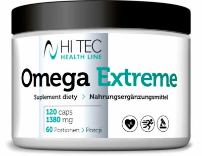 Hi Tec Nutrition - Health Line - Omega 3 Extreme - 60 Kapseln