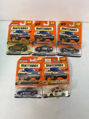 Matchbox 1997 - 1999 Police Vehicles - Lot of 5 - New - Image 1 of 4