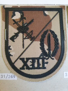 Spanien Spain Patch Ärmelabzeichen Special Einheit XIII Legion Wüstentarn - Picture 1 of 1