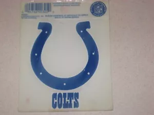 Indianapolis Colts NFL Football Reusable Static Cling Window Decal Sticker - Picture 1 of 1