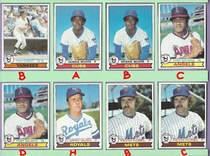 1979 Topps (#002-#076), NM-MT, free shipping, quantity discounts, prices listed - Picture 1 of 87