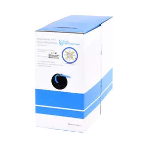 Linkedpro PRO-CAT6-LITE Cavo Cat6 24 AWG Mulinello da interno UL 1000 piedi (305 m) blu - Foto 1 di 4