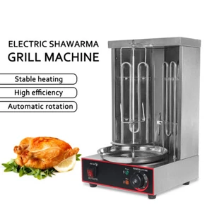 Kebab Grill 3000W Electric Shawarma Doner Stainless Steel Gyros Rotisserie - Picture 1 of 9