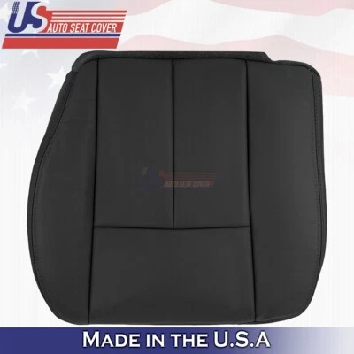 Cubierta de asiento de cuero genuino inferior del lado del conductor negra para GMC Envoy 2005 a 2009 Foto 1 de 4