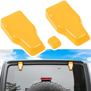 Rear Tail Door Window Hinge+Rain Wiper Nozzle Cover Trim for Jeep Wrangler JL - Bild 1 von 9