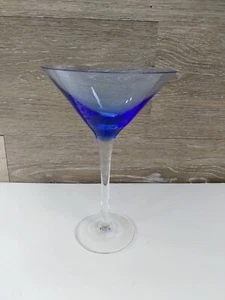 Dunkelblau Tasse Martini Cocktailglas - Bild 1 von 5
