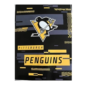 Pittsburgh Penguins Coperta di Peluche, 60”x80” - Calda e Morbida - Foto 1 di 2