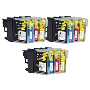 12 Tintenpatronen (Set) kompatibel zu Brother MFC-6490 MFC-6490CW MFC-6890CDW - Bild 1 von 4