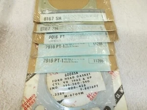VARIOUS FORD FEL PRO HEAD GASKETS, E-165 - Picture 1 of 3