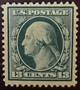 US STAMPS #339 13c WASHINGTON MINT MOGNH cv $200 xf+ - Picture 1 of 2