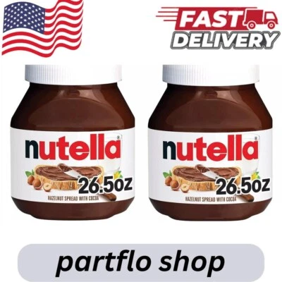 Nutella Hazelnut Spread Twin Pack {26.5 oz., 2 pk.} - Image 1 of 3