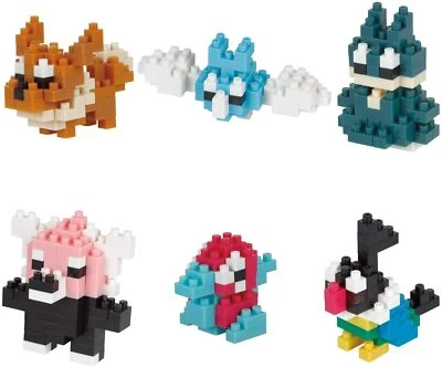 Nano Block Mini Nano Pocket Monster Normal BOX Product 1BOX = 6 pieces, 6 types  - Image 1 of 3