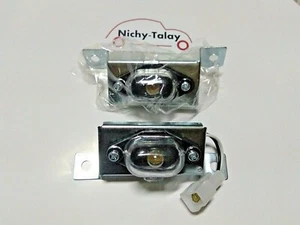 Rear license plate lights lamp pair for N/S Navara Hardbody D21 Pickup 1986-1997 - Picture 1 of 12