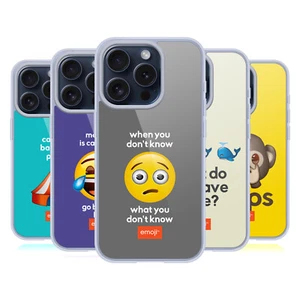 OFFICIEL emoji® PARLER ÉTUI COQUE EN GEL MOLLE POUR APPLE iPHONE TÉLÉPHONES - Photo 1 sur 17