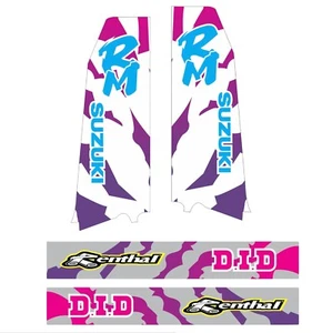 Decals for Suzuki RM250 RM125 RM 125 250 GRAPHICS 1989-1992 stickers old school - Picture 1 of 1