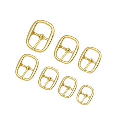 Solid Brass Belt Slider Adjuster Belt Buckle 18.5mm 20mm 26mm 30mm 35mm 38mm - Image 1 of 4