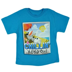 Camiseta gráfica Disney Frozen Just Chillin Olaf muñeco de nieve niños niños - Imagen 1 de 1