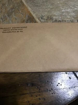 1961 Silver Proof Set with 5 Coins Original US Mint Unopened Original Envelope - Image 1 of 4