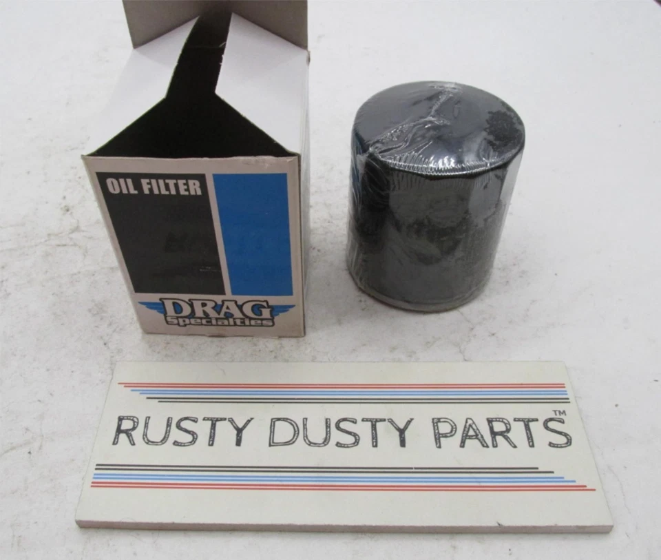 Filtro de aceite Harley Davidson Drag Specialties doble cámara negro DS-275109 63798-99 Foto 1 de 4