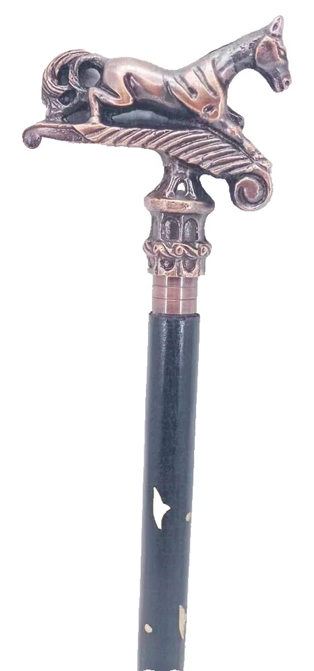 New Designer Victorian Handle Wooden Vintage Walking Cane Antique Style Stick - Image 1 of 4
