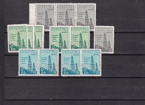 SA15h Bolivia 1955 Oil Derricks mint stamps - Picture 1 of 1