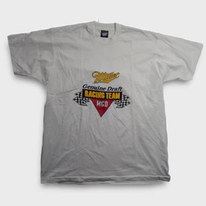 T-shirt vintage Miller originale Draft Racing Team taglia XL - Foto 1 di 10