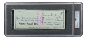 Stan Musial St. Louis Cardinals Signed Bank Check PSA/DNA 85025602 - Picture 1 of 4