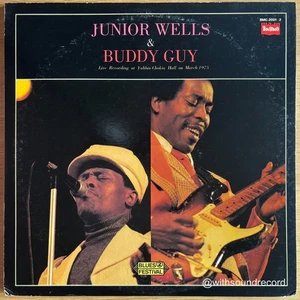 JUNIOR WELLS & BUDDY GUY Live Recording At Yubin-Chokin 1975 JAPAN ORIG DBL LP - Picture 1 of 14