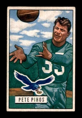 1951 Bowman #46 Pete Pihos   VGEX X2864922 - Image 1 of 2