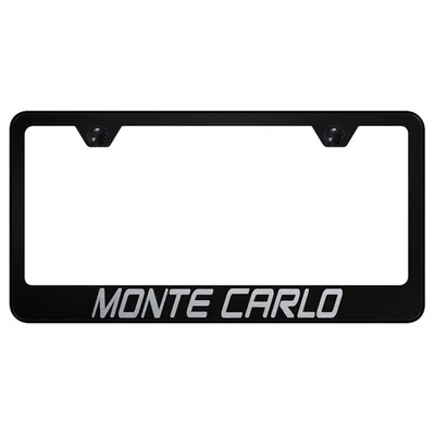 License Plate Frame for Chevrolet Monte Carlo on Black [Officially Licensed] Foto 1 de 2
