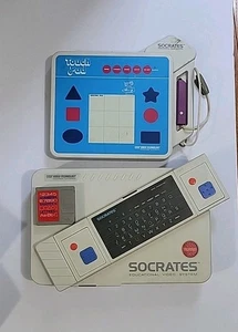 Console video educativa vintage 1988 VTech Socrates così com'è non testata - Foto 1 di 7